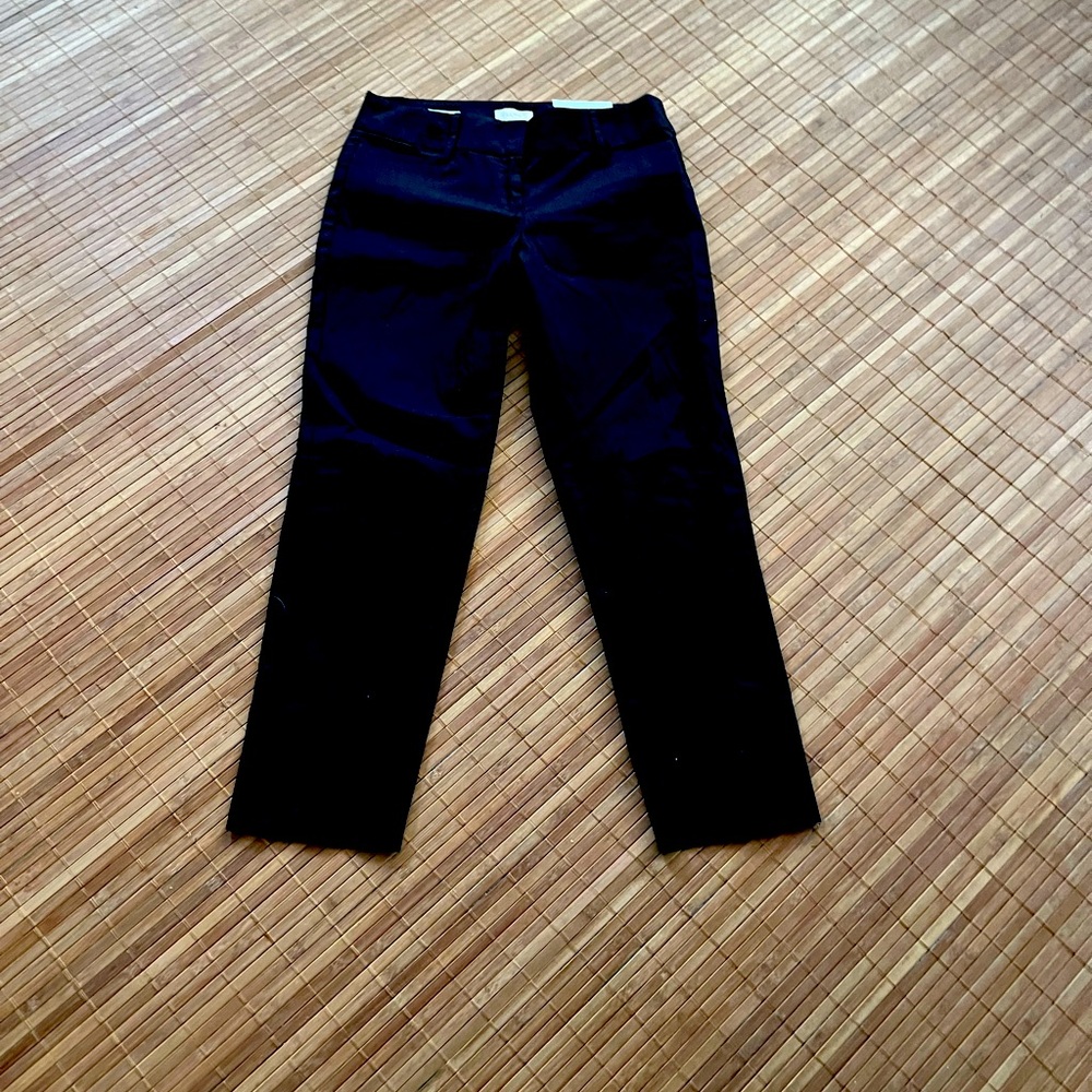 Ann Taylor Loft Outlet Size 2 Black Original Ankle Pants